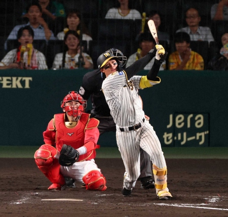 阪神・森下が7回に4試合連続本塁打となる16号ソロ　球団では16年江越以来