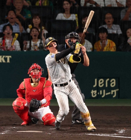 阪神、広島下し単独2位！森下が4試合連続本塁打「しっかり捉えられた」球団では16年江越以来8年ぶり