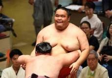 十両7枚目の水戸龍が13日目から休場…前日の取組で右膝を負傷　木竜皇は今場所2度目の不戦勝に