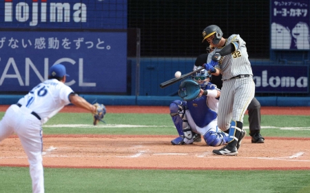 阪神・井上が貴重すぎる3号3ラン　今季プロ初本塁打のハマスタで躍動