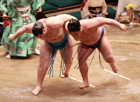 十両2枚目の獅司が勝ち越し！ウクライナ出身初の新入幕へ前進「勝ち越したらうれシシ」