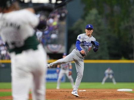 ドジャース・由伸　地区S2戦目任せた！復帰後初白星　5回2失点7勝目「何とか間に合った」