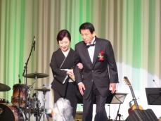 杉良太郎　芸能生活60周年、福祉活動55周年パーティー　妻・伍代夏子とデュエット披露