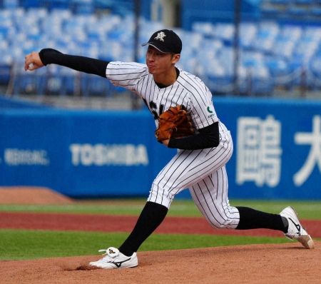 亜大の153キロ右腕・北嶋　7回零封で今季初勝利「勝ちが付いていなかったのでとてもうれしいです」