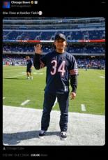 カブス・今永昇太がNFL観戦　英雄ジャージーで地元ベアーズに「BEAR DOWN!」とエール　