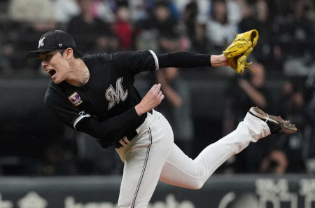 ロッテ先勝！　佐々木朗希がCS初勝利　雄叫びあげた8回無失点　全体4割のスライダーで日本ハム幻惑