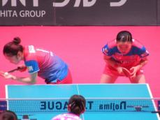 【卓球】16歳・張本美和2冠ならず　木原美悠と組んだダブルス決勝、日本人対決に敗れる