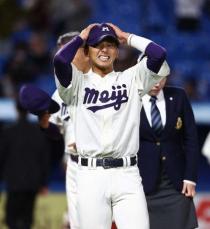 明大・宗山　1安打でリーグ通算114安打　小早川毅彦らに並ぶ10位タイ　チームは12回引き分け