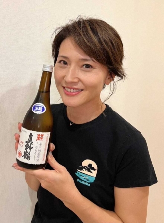 金子恵美氏　高田純次さんに飲ませたい　銘酒「真野鶴」