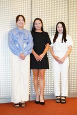 竹田麗央＆小祝さくら＆河本結が“美の競演”　思い思いのコーデ披露　TOTOジャパンクラシック前夜祭