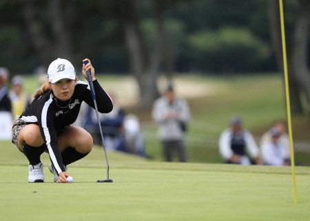 古江「日本人選手に負けられない」　3位発進も米ツアー看板選手のプライドちらり