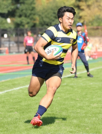 【関西大学ラグビー】立命大WTB御池蓮二　3連続トライで今季初白星に貢献「みんながボールを…」