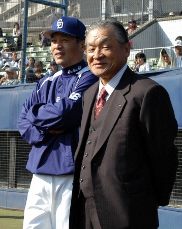 中日元オーナー白井文吾さん死去　03年に落合氏を監督として招へい　“強竜”の最盛期支えた名物オーナー