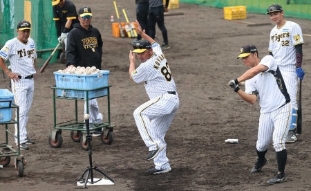 阪神・小谷野コーチ　フリー打撃改革敢行　「ただ数をこなすだけでは…」　打者交代を時間から球数に変更