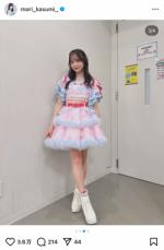 森香澄　ピンクのフリルワンピでアイドルに大変身!フォロワー絶賛「違和感ない」「最上級にかわいい」