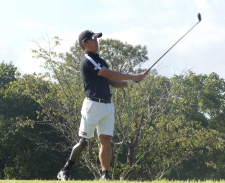 吉田隼人が完全Vで大会4勝目「優勝できてホッとしている」　日本障害者OPゴルフ選手権