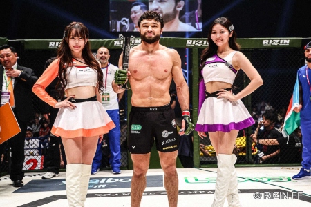 【RIZIN　LANDMARK　10】前フェザー級王者のケラモフは衝撃の秒殺で復帰戦TKO勝利