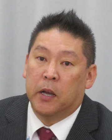 N国・立花孝志党首　出馬した兵庫県知事選で斎藤氏当確で異例の祝福「まずおめでとうございます」