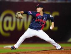 【プレミア12】井上温大は2勝目　フォークは落ちても帽子が落ちたのは1度だけ「縫ってくれて」