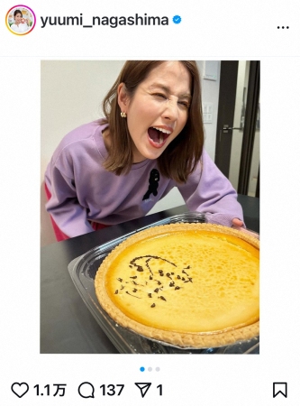 フジ永島優美アナ　33歳誕生日は愛娘の“絵付き”ケーキでお祝い「この1年もたくさん笑って過ごしたい」