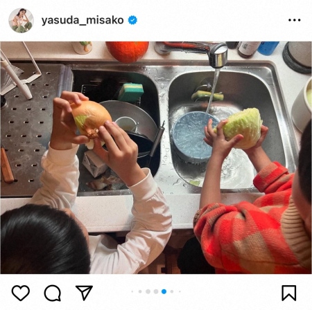 安田美沙子「秋の味覚ごはん」披露!食欲そそる夕食は子供たちもお手伝い　「豪華」「食べてみたい」と反響