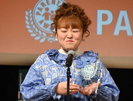 二児のママ、柳原可奈子　ママとして表彰され号泣「夢にも思っていなかった」