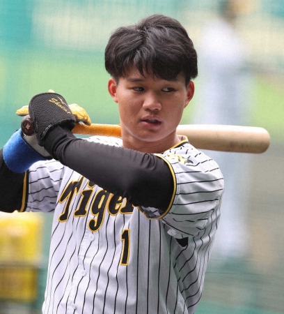 阪神・森下　大谷翔平と夢対決「詳しい部分まで見たい」　来年3月プレシーズン戦　アーチ量産へ学ぶ