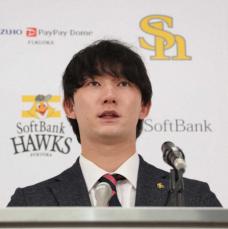 ソフトバンク・正木智也が年俸150％増でサイン　オフは西武・仲田慶介と自主トレ「妥協しない人なので」