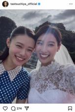 土屋太鳳「海に眠るダイヤモンド」　百合子＆朝子の結婚式オフショット公開に「素敵すぎる…」の声