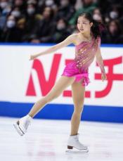 千葉百音　自己ベストを更新する74.72点をマーク！　GPF2位の19歳が全日本でも魅せた