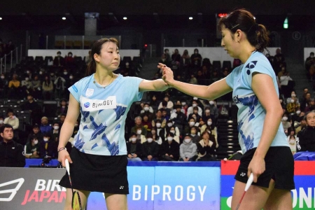 元ワタガシ五十嵐「終始我慢試合だった」桜本とのペアで女子ダブルス初優勝狙う　バドミントン全日本総合