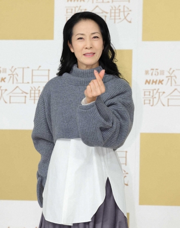 坂本冬美　被災地・能登から「泣かずにしっかり歌う」　紅白リハーサル