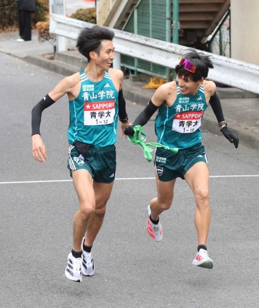 【箱根駅伝】青学大・田中主将　タスキリレーでセルフ実況「本当に無意識」卒業後はアナウンサーに