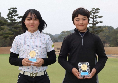 男子はトンプソン・ジャック、女子は田場泉乃がともに初優勝　九州小学生ゴルフ選手権