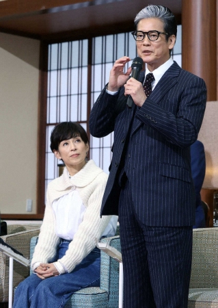 唐沢寿明×鈴木保奈美　地上波共演33年ぶり「愛という名のもとに」以来　ドラマ「プライベートバンカー」