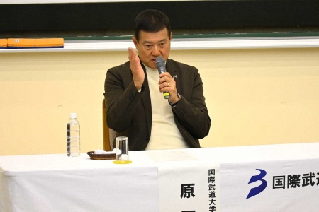 原辰徳氏　メジャー挑戦の菅野にエール「良い結果を出してもらいたい」　国際武道大で特別講義