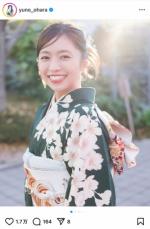 大原優乃　恒例・振袖ショット披露！　ファンうっとり「美しい」「大和撫子」「綺麗でかわいい！」