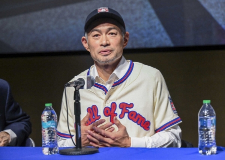 イチロー氏　殿堂入り会見「投票してくれなかった記者の方、一緒にお酒を」“イチ流”ジョークに会場沸く