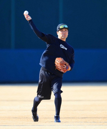 巨人・田中将大が自主トレ公開　開幕ローテーション入りへ「競争にも勝っていかないと」