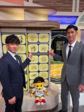 阪神・伊原、今朝丸がタイガース党初出演！レジェンド＆先輩左腕への弟子入りを熱望