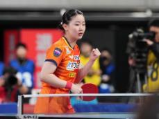 【卓球】強い！16歳7カ月の張本美和　史上最年少V王手！準決勝で伊藤美誠をストレート圧倒