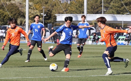 U20佐藤龍之介　ロス五輪のエースは俺だ！　練習試合で先制弾　大岩監督も期待「日本の宝」