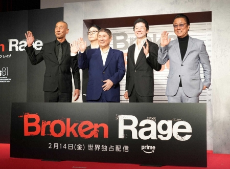 北野武監督　映画「Broken　Rage」ベネチア国際映画祭で絶賛も…「頭ぶつけて記憶がない」