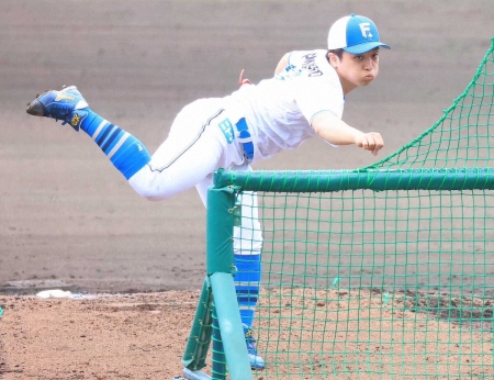 日本ハム　山本拓も守護神名乗り！ライブBPでオール直球勝負「負けたくない」