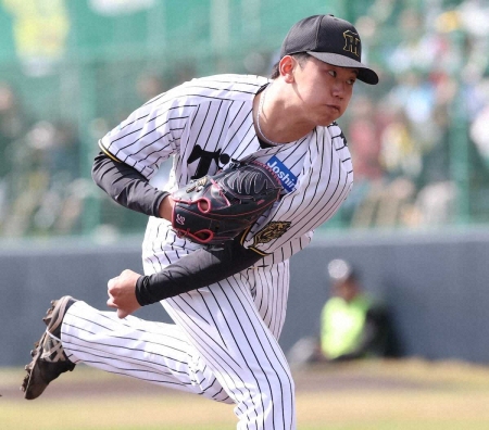 藤川阪神“開幕投手”の門別　2回1安打無失点