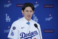 MLB公式　佐々木朗希が今キャンプ最大の注目投手「観戦が最も待ち遠しい」菅野智之、大谷翔平も選出