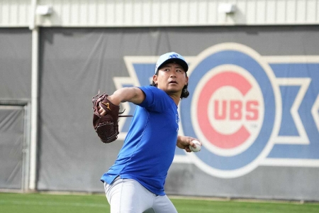 カブス・今永　MLB30球団トップでキャンプイン　開幕ドジャース戦先発へ「目指すべき」