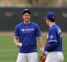 大谷翔平「必ず結果はついてくる。その実力はある」　日本開幕第2戦先発の佐々木朗希にエール