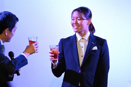 【<b>競泳</b>】平井瑞希「みんなが温かい言葉をかけてくれた」世界選手権壮行会で気持ち新た