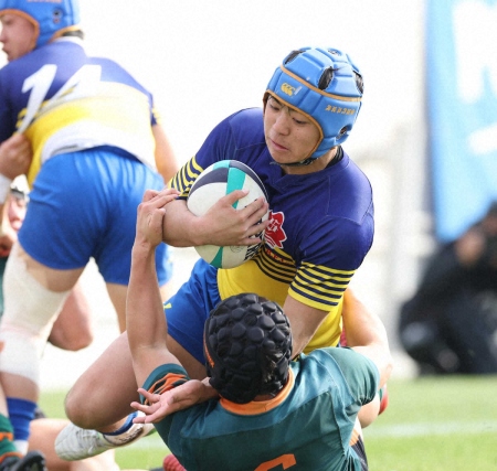 高校ラグビー】京都成章 初V王手！高校日本代表候補CTB森岡が千金T